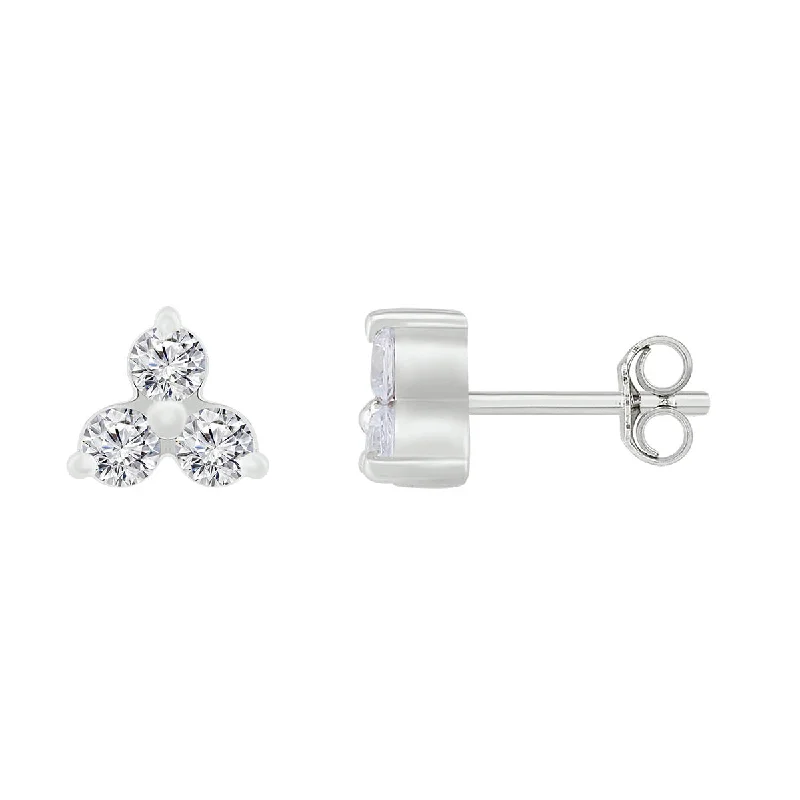 1/5 CTW Diamond Stud Earrings in 10KT White Gold