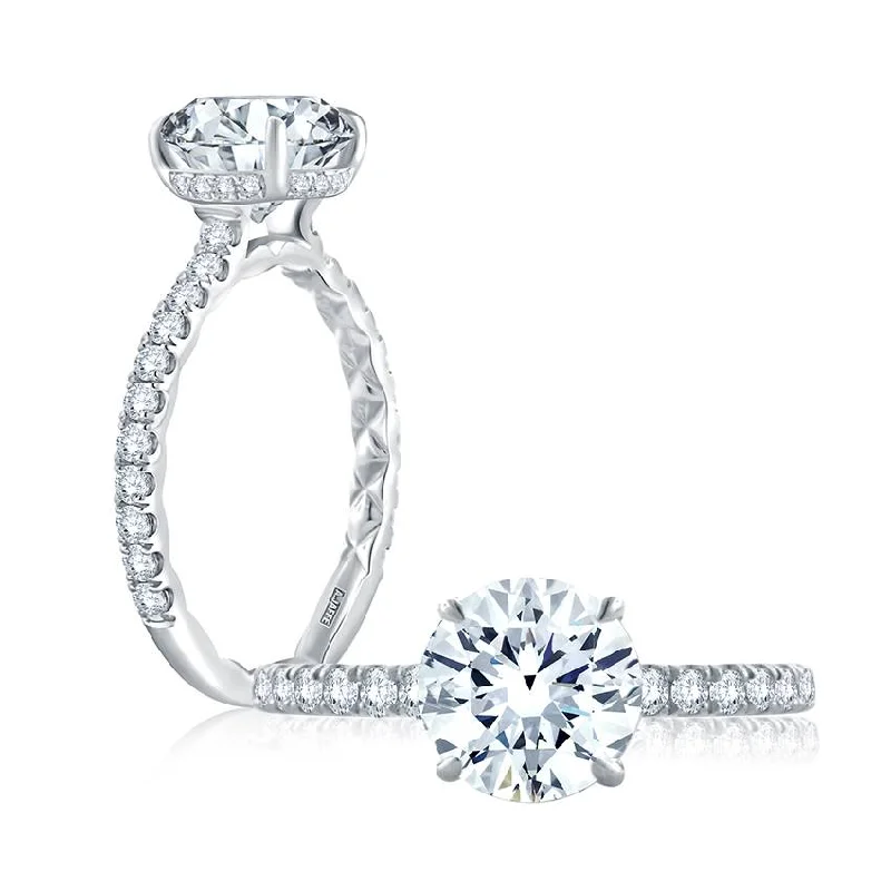 A. JAFFE Diamond Engagement Ring