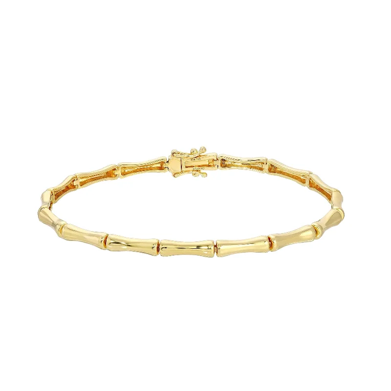 Bamboo Bracelet - Yellow Gold