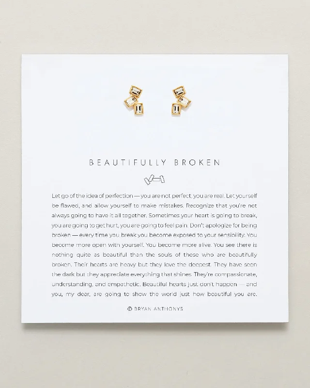 Beautifully Broken Stud Earrings