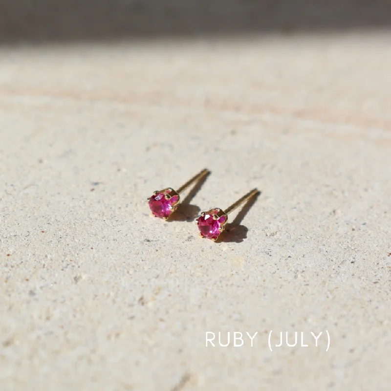 14k Gold Fill / July (Ruby)