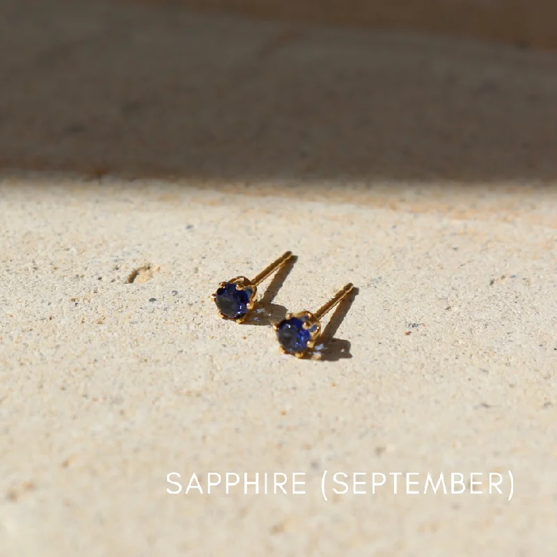 14k Gold Fill / September (Blue Sapphire)