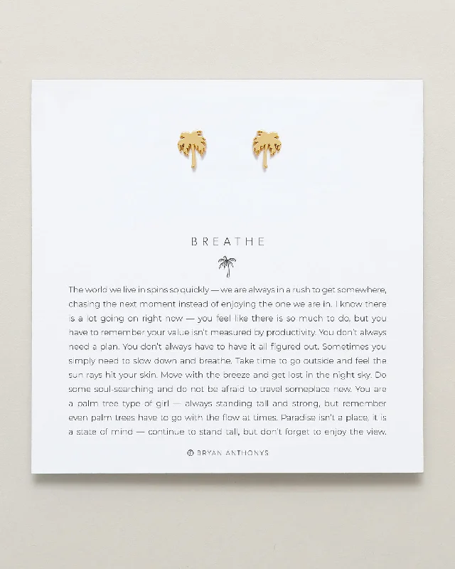 Breathe Icon Earrings