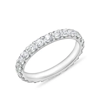 Platinum Odessa Eternity Diamond Band