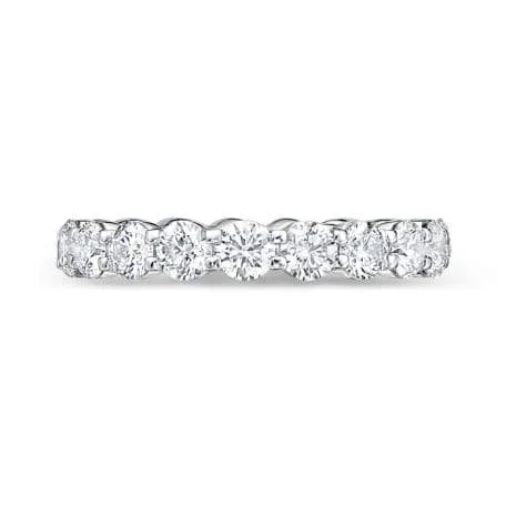 Platinum Petite Prong Eternity Diamond Band