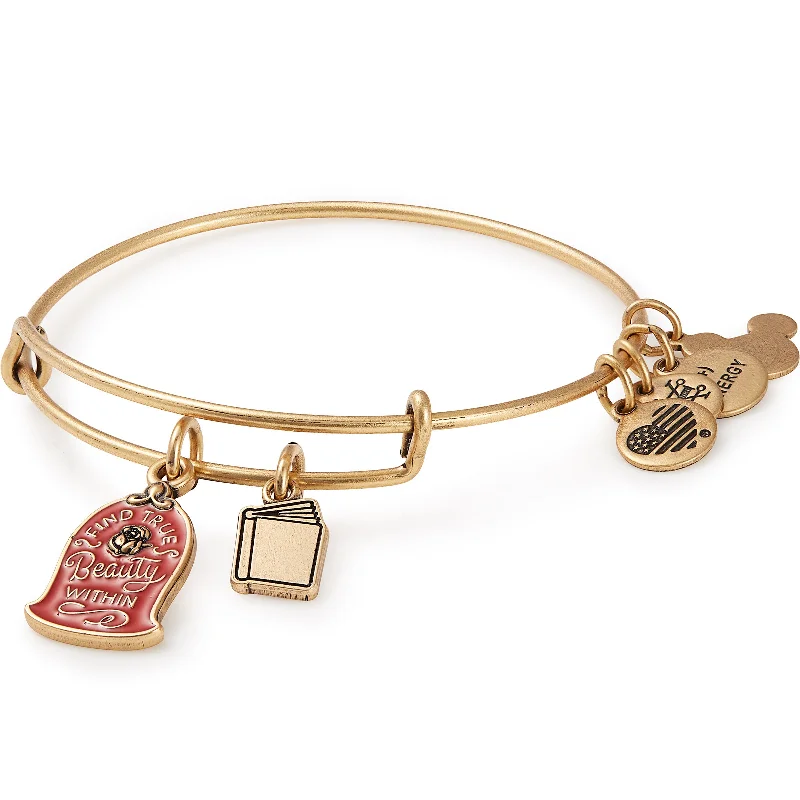 Disney® Belle 'Find True Beauty Within' Duo Charm Bangle