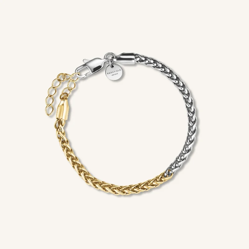 Duotone Herringbone Bracelet