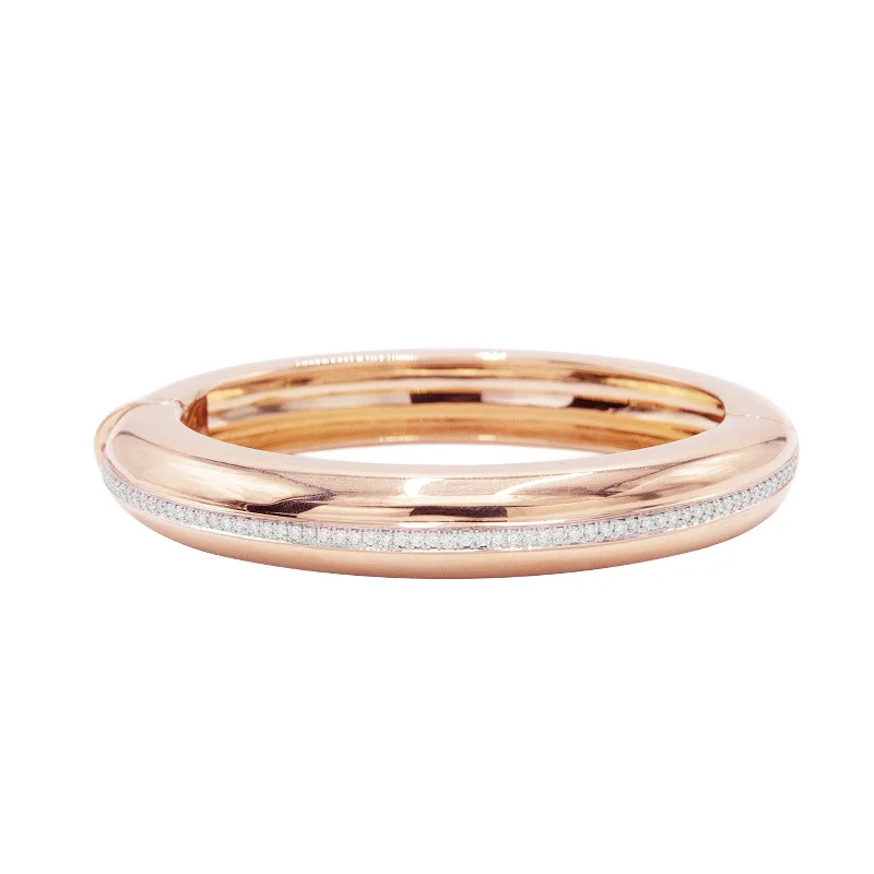 Line Bangle - Rose Gold