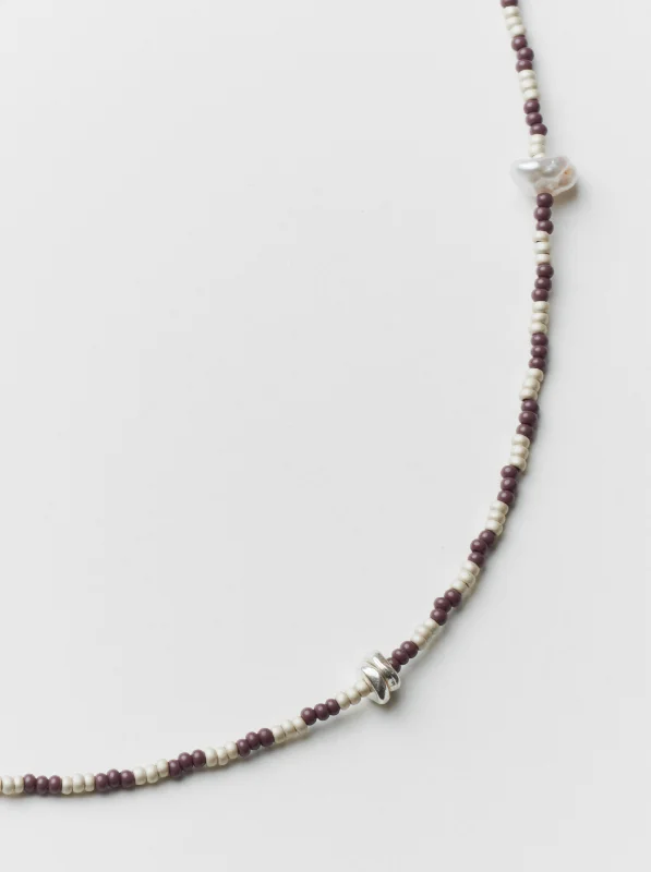 June Necklace in Purple