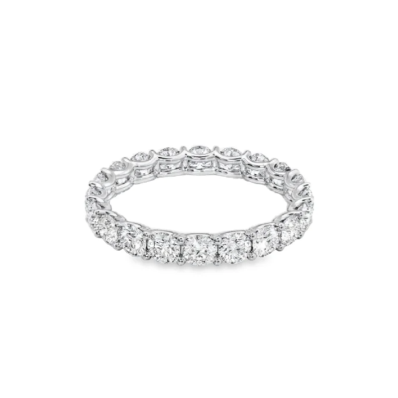 Lab Grown White Gold Diamond Eternity Band