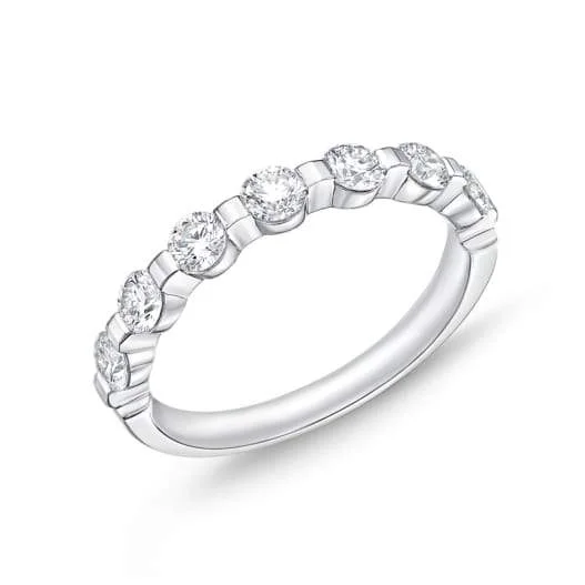 Platinum Purity 7 Stone Diamond Band