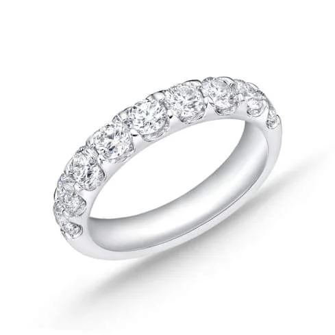 Platinum Odessa 9 Stone Diamond Band