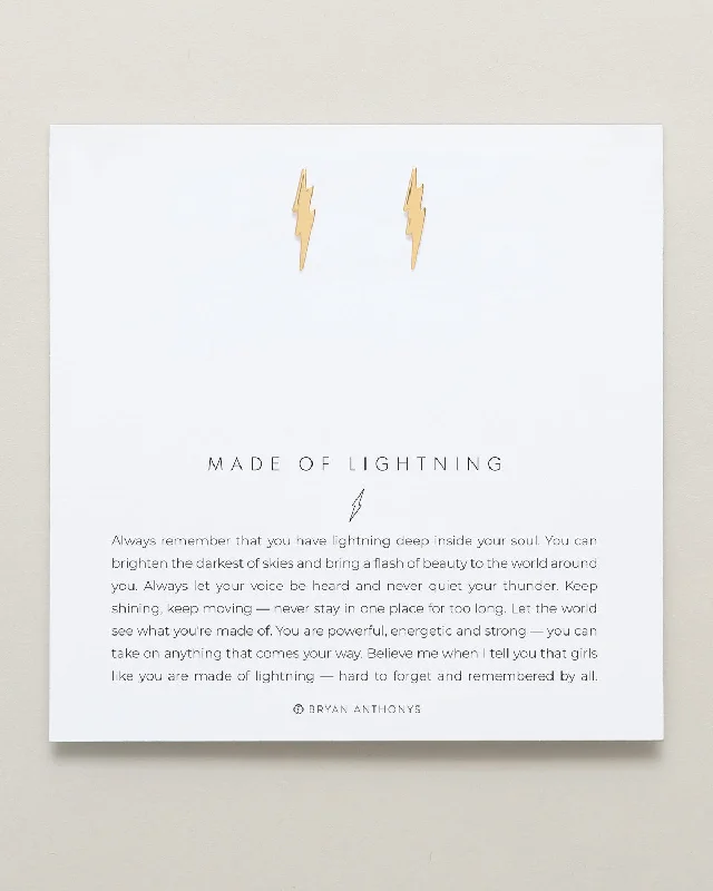 Made Of Lightning Earrings