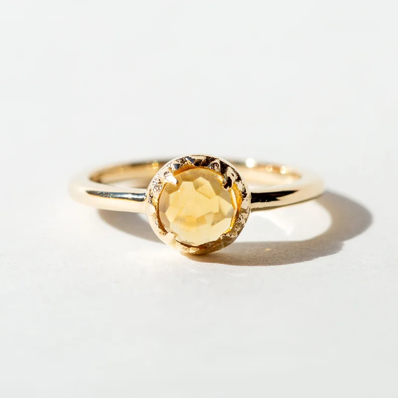 MATRIX HALO RING | CITRINE