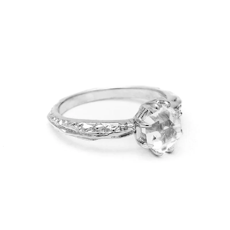 MATRIX SOLITAIRE RING | HERKIMER