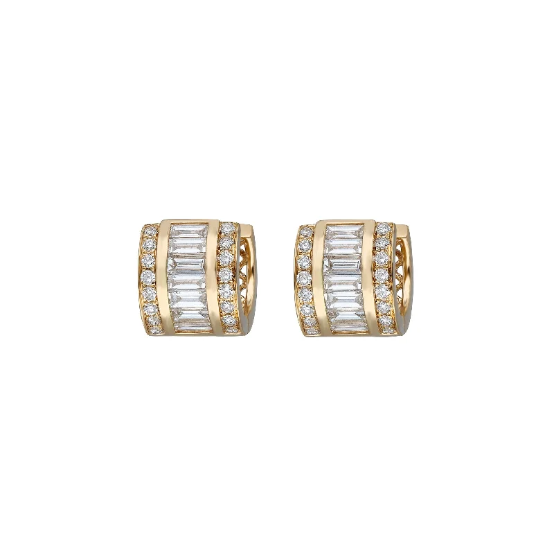 Paro Earrings - Diamond