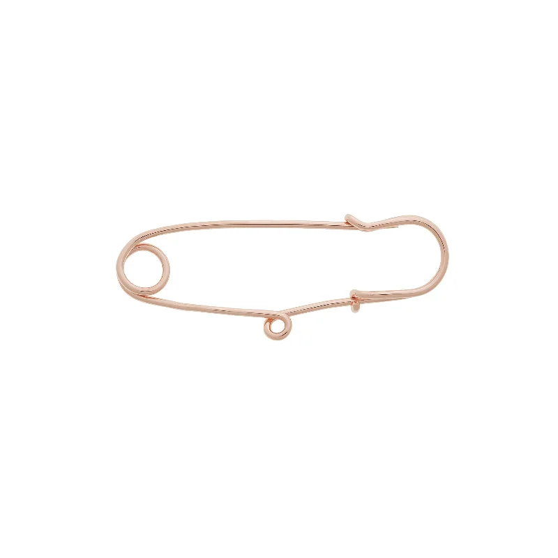 Saudade Safety Pin - Rose Gold