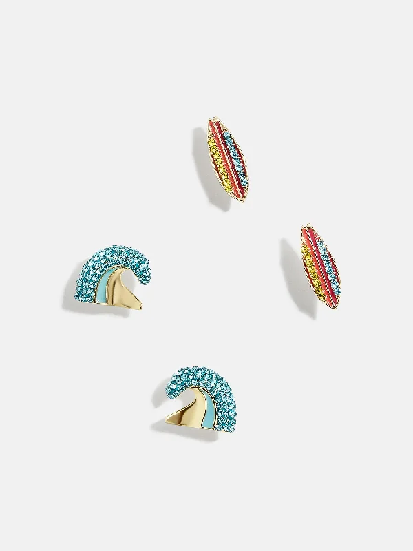 Surfs Up Earring Set - Surfs Up Earring Set