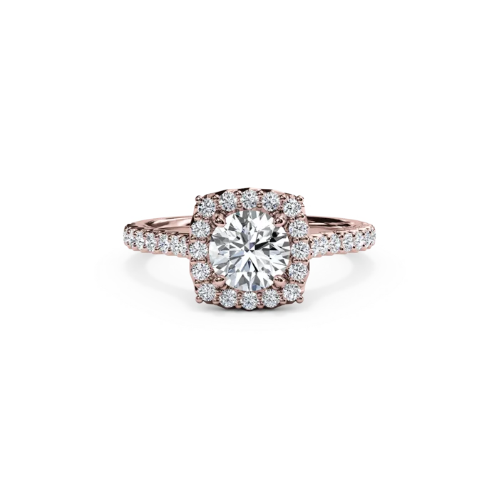 14K Rose Gold / .50ct / H-I Color SI1-SI2 Clarity