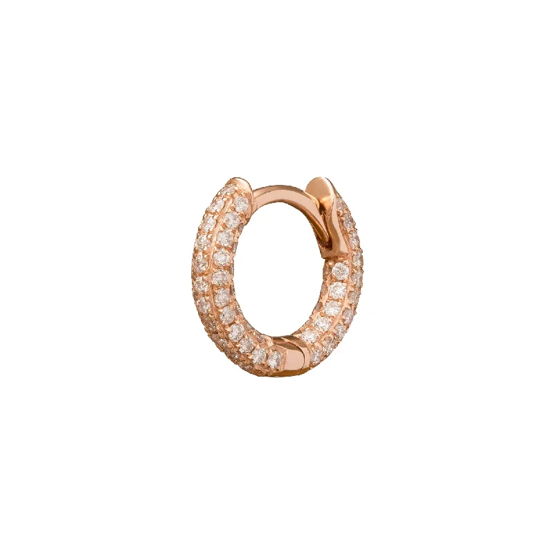 Five Row Huggie 6.5mm - Rose Gold