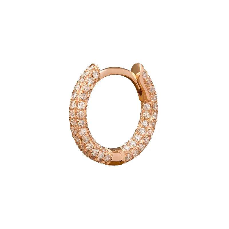 Five Row Huggie 8mm - Rose Gold