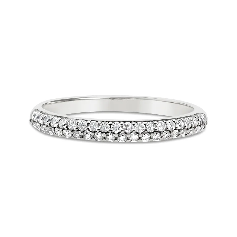 White Gold Diamond Wedding Band