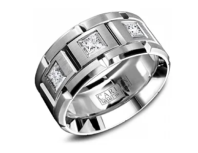 Carlex Half Anniversary Wedding Ring in 18K White Gold (0.45ctw)