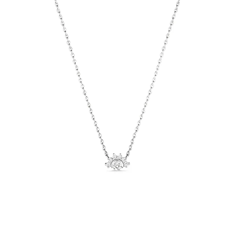 Mystic Diamond Pendant Necklace