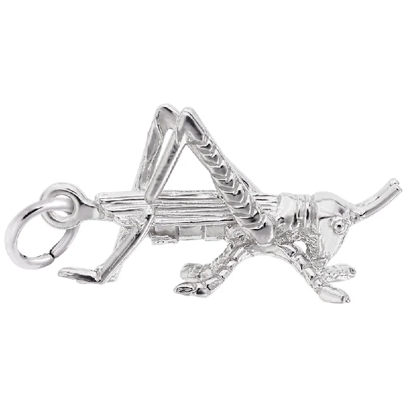 Sterling Silver Grasshopper Charm